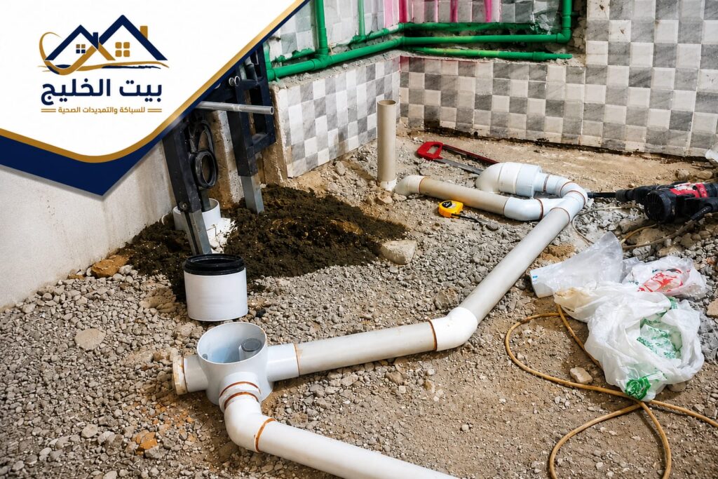فني صحي ومشرف متخصص في تركيب وتمديد خطوط المياه والصرف الصحي داخل أرضيات الحمام، يقدم خدمات الطوارئ في جمعية بيان بالكويت على مدار 24 ساعة