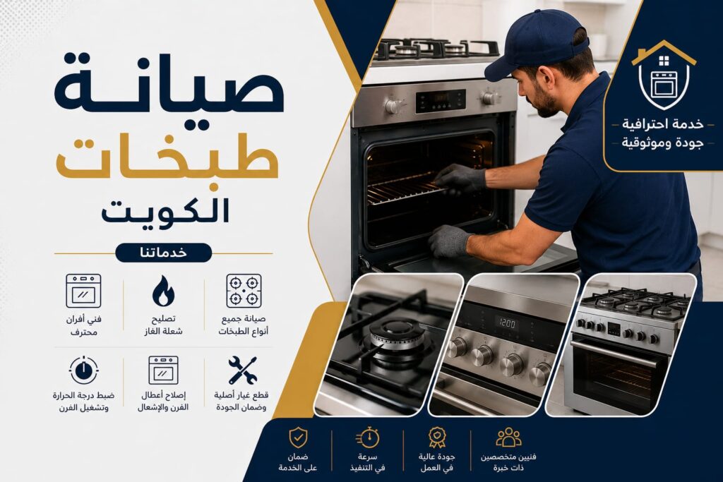 تصليح طبخات بالكويت من بيت الخليج مع فني صيانة طبخات متخصص في صيانة افران وتصليح شولة غاز لجميع مناطق الكويت بخدمة سريعة واحترافية